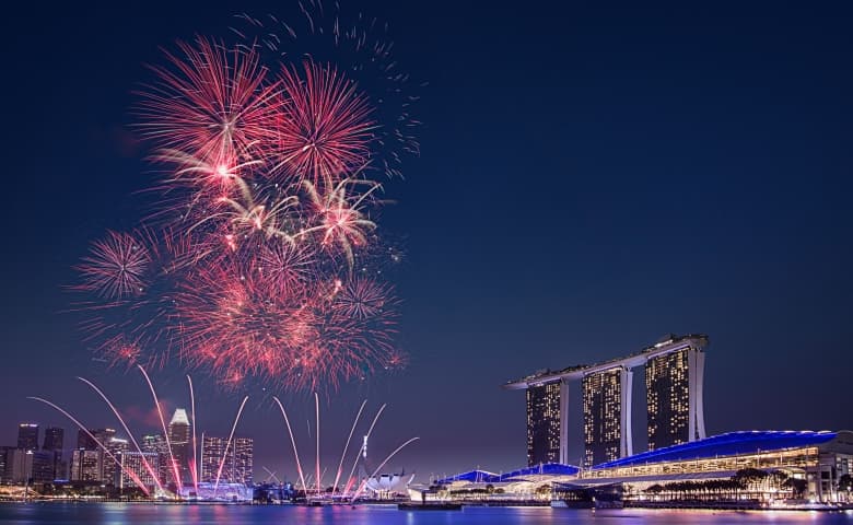 Marina Bay Fireworks