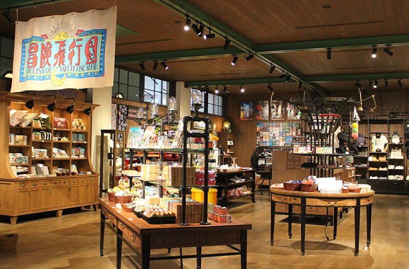 Interior exhibits inside Ghibli's Grand Warehouse