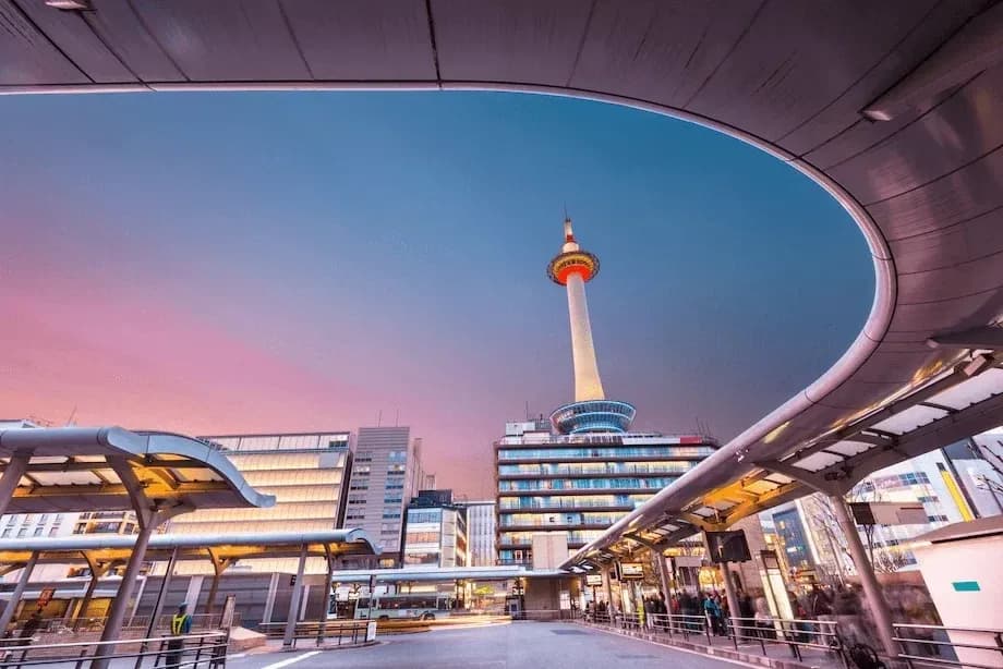kyoto-japan-cityscape-tower-twilight