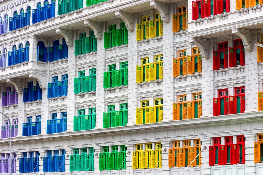 Colourful streets across multiple districts
