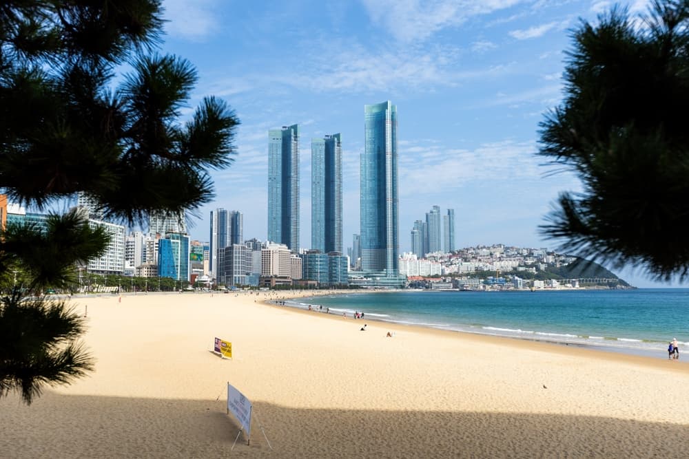 Haeundae Beach coastline