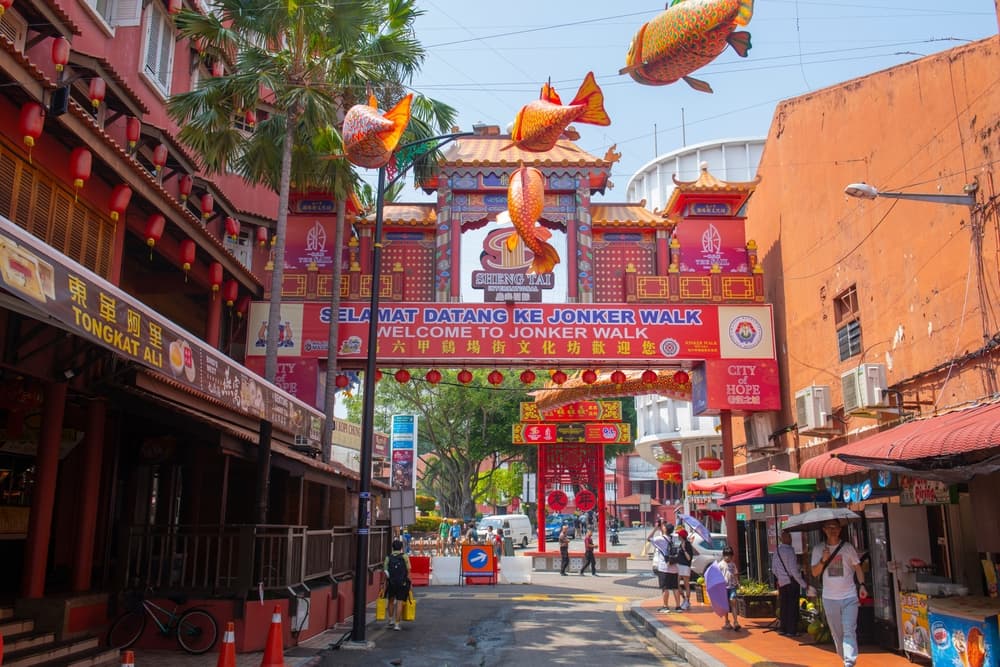 Historic streets around Chinatown