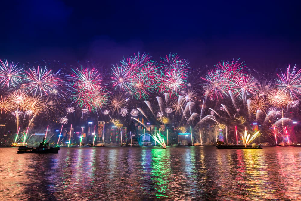 Victoria Harbour fireworks display