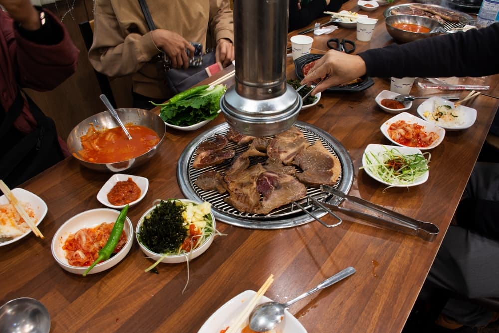 korean bbq grill meat