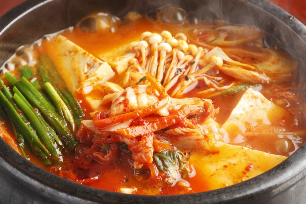 kimchi jjigae stew korean kimchi soup