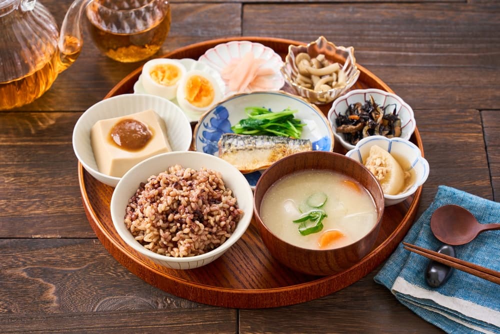 Traditional Japanese Breakfast Set