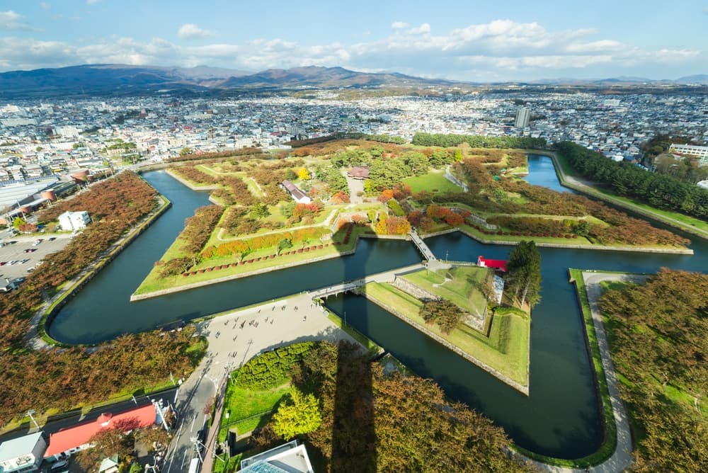 star fort in hokkaido japan