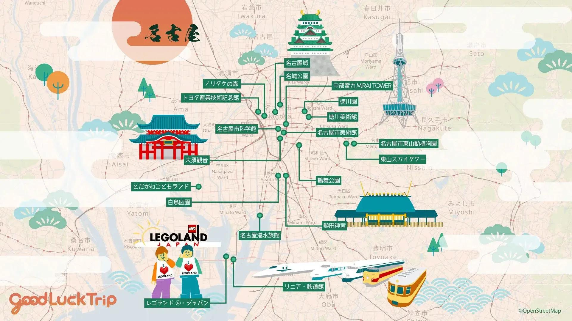 Understanding Nagoya's Main Areas