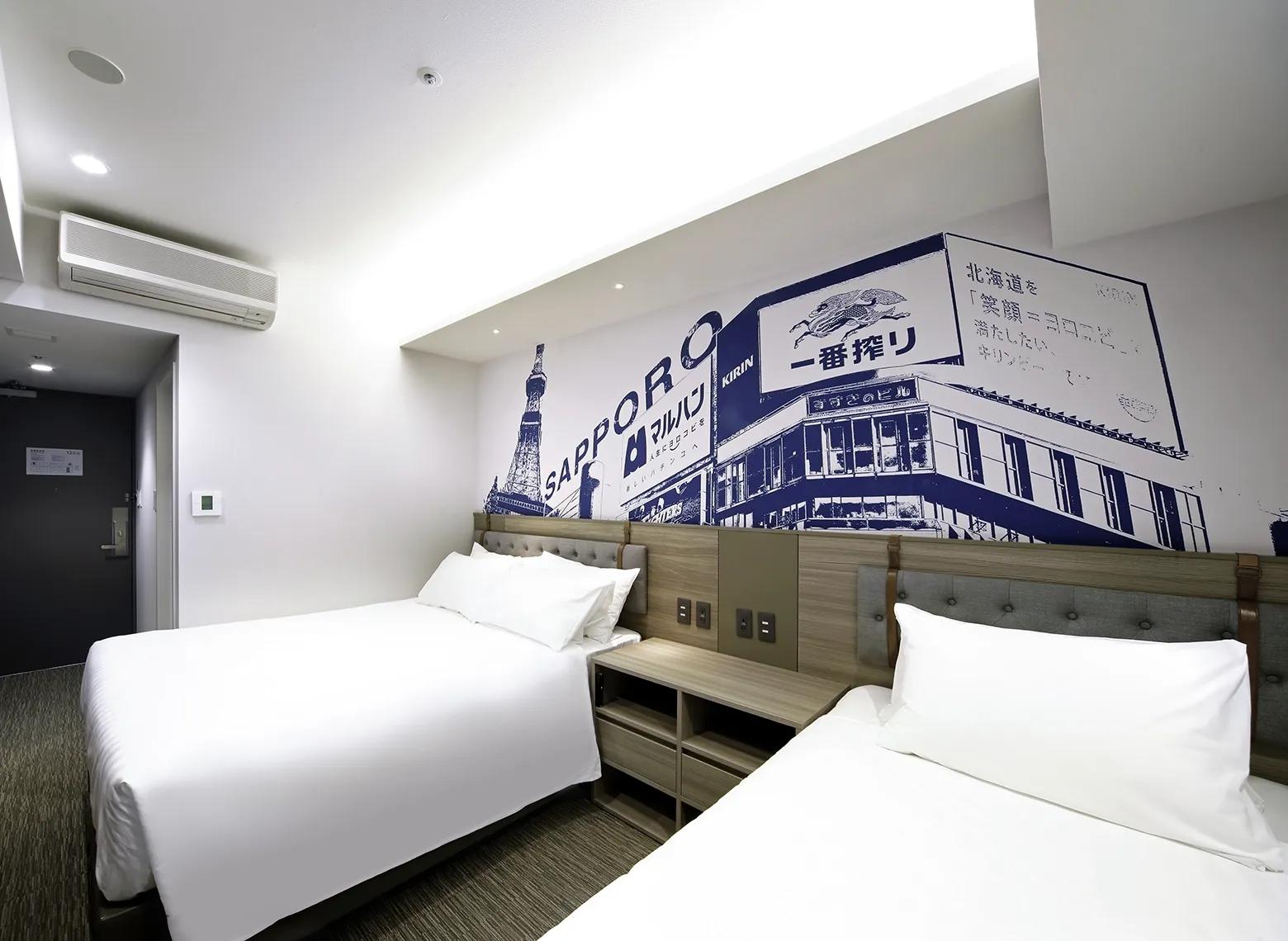 Travelodge Sapporo Susukino_Room-Superior-Twin