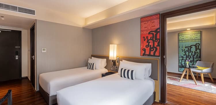 Finding Hotel with Two Rooms Connected for A Group Trip