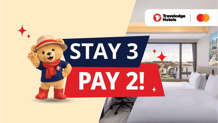 Stay 3, Pay 2 With Mastercard