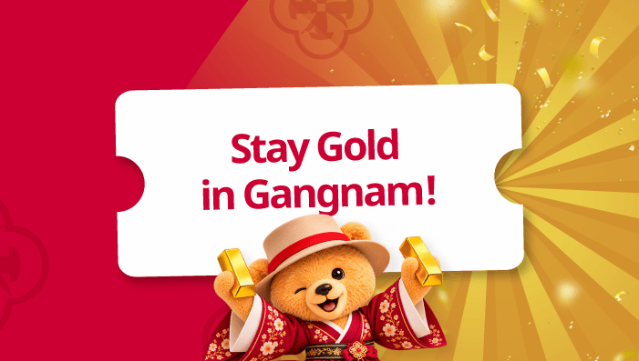 Bleiben Sie golden in Gangnam