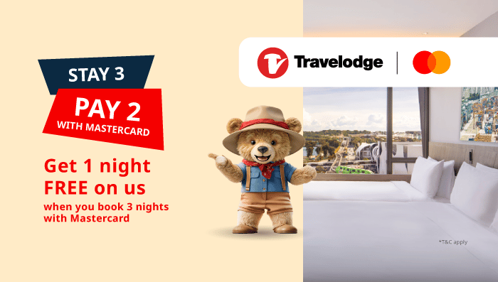 Stay 3, Pay 2 With Mastercard