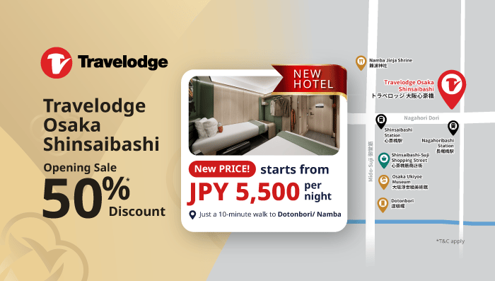 New Hotel in Osaka – Pre Order Sale!